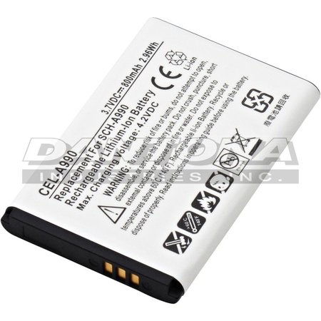 DANTONA Replacement Cell Phone Battery CEL-A990